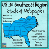 US  Southeast Region - 12 States  Project with Student Web