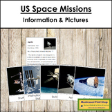 US Space Missions - Information & Picture Cards