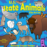 US State Animals Clip Art