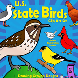 US State Birds Clip Art