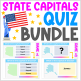 US State Capital Quiz BUNDLE - Interactive Whole Class Games
