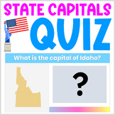 US State Capital Quiz - Game 2 - Interactive Whole Class G