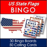 50 US State Flags BINGO GAME | Printable and Ready to Play