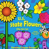 Flowers: US State Flowers Clip Art