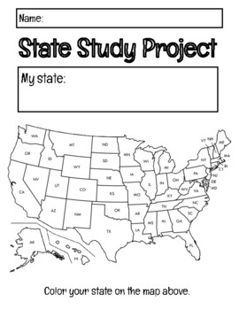 Preview of US State Research Project