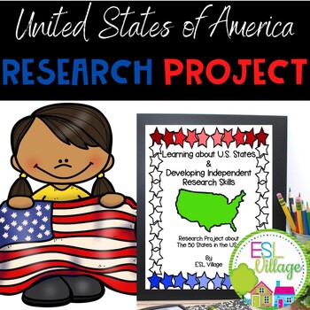 Preview of U.S. States Research Project
