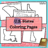 US States Coloring Pages for all 50 States