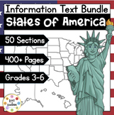 US States || GROWING BUNDLE || Information Text Guided Rea