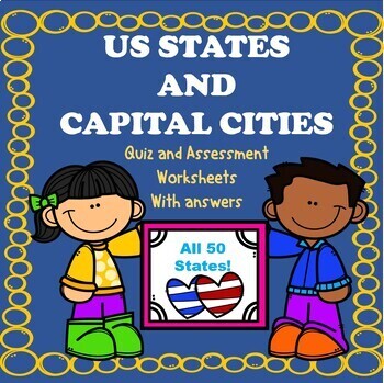 Preview of US States Mastery: Test your students' knowledge of US States and Capitals
