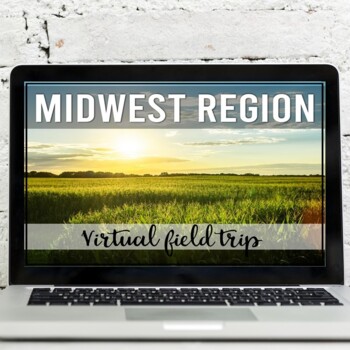 Preview of US States Midwest Region Virtual Field Trip (Google Earth Exploration)
