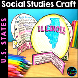 US States Research Social Studies Craft Project