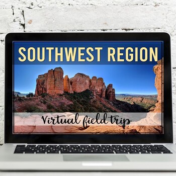 Preview of US States Southwest Region Virtual Field Trip (Google Earth Exploration)