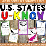 US States Game: U-Know | US States Review Game