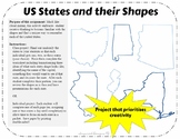 US States and Their Shapes - Learn the US States Creative Project