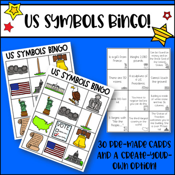 Preview of US Symbols | Bingo!