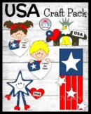 US Symbols Craft Activities/ Presidents, Election, Veteran