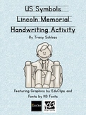 US Symbols, Lincoln Memorial Handwriting