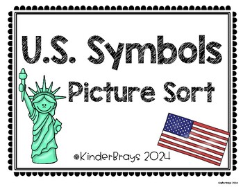 Preview of US Symbols Picture Sort