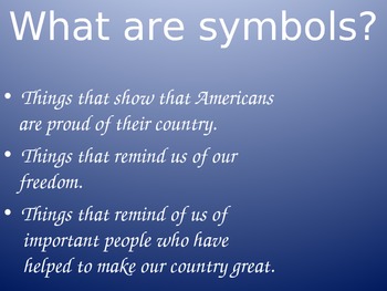 US Symbols Powerpoint (Primary) by SoaringinSecondGrade | TPT