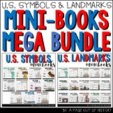 US Symbols and Landmarks Mini Books Mega Bundle for Social