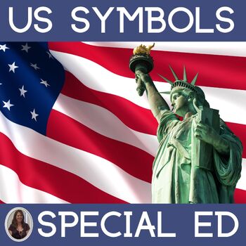 Preview of American Flag, Statue of Liberty and other US Symbols for Special Education