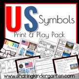 US Symbols with Real Images Social Studies Kindergarten Fi