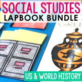 US & WORLD HISTORY Unit Study Lesson | Lapbook Project Activity