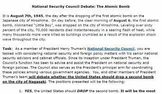 US in WWII: National Security Council Debate: The Atomic Bomb