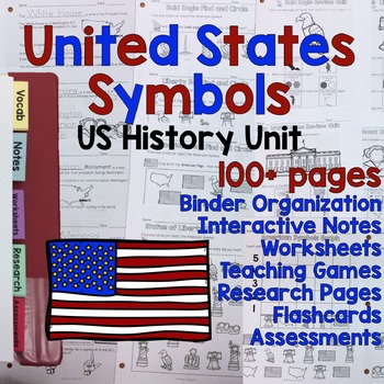Preview of USA / American Symbols Unit - Differentiated Resources