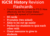 USA Containment of Communism - 60 REVISION FLASHCARDS: IGC