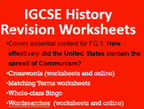 USA Containment of Communism - REVISION WORKSHEETS: IGCSE History