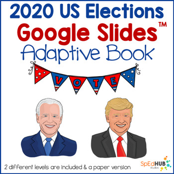 Preview of 2020 USA Election Google Slides Adaptive Books