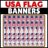 USA Flag Bulletin Board Banners | Veterans Day, Memorial D