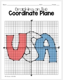 USA - Graphing on the Coordinate Plane Mystery Picture