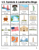 American Symbols Bingo Game