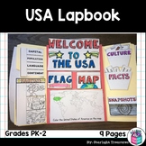 USA United States of America Lapbook for Early Learners - 