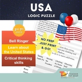 USA Logic Puzzle