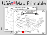 USA Map Printable