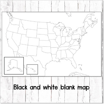 usa map of united states black and white labeled and blank maps included