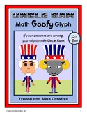 USA Math Goofy Glyph 6th Grade | Math Enrichment | Fun Math
