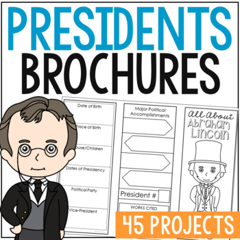 Preview of USA PRESIDENTS Research Projects | Biography Report Activity Worksheets