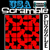 USA Patriotic 4th of July 3x3 SCRAMBLE Logic Puzzle Brain Teaser