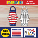 USA Patriotic Holiday Paper Lantern Crafts | 4th of July I