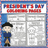 USA Presidents Coloring Sheets | President's Day Coloring Pages