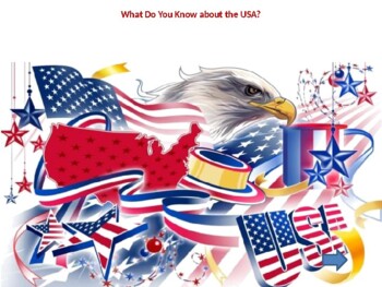 Preview of USA Quiz - themed PPT