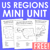 USA Regions Activity FREEBIE | States and Capitals Project