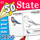 USA State Bird Art Cards