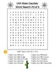 USA State Capitals - Fun Word Search Puzzles for Middle Schoolers