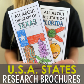 Preview of USA States Research Report Activity Projects | United States Regions Worksheets