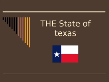 Preview of USA Texas - themed PPT